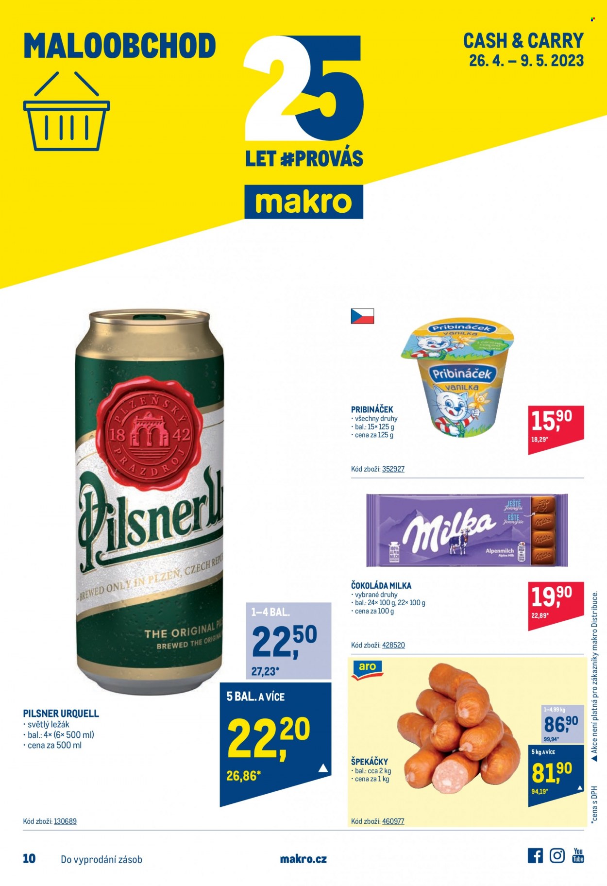 Leták MAKRO - 26.4.2023 - 9.5.2023. Strana 1