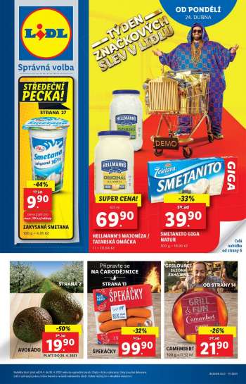 Leták Lidl - 24.4.2023 - 30.4.2023.