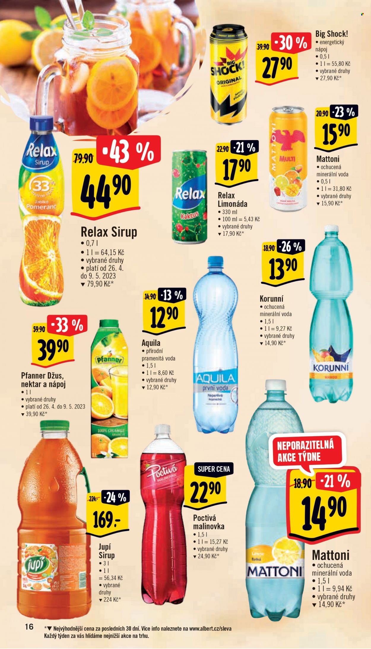 Leták Albert Supermarket - 26.4.2023 - 2.5.2023. Strana 16
