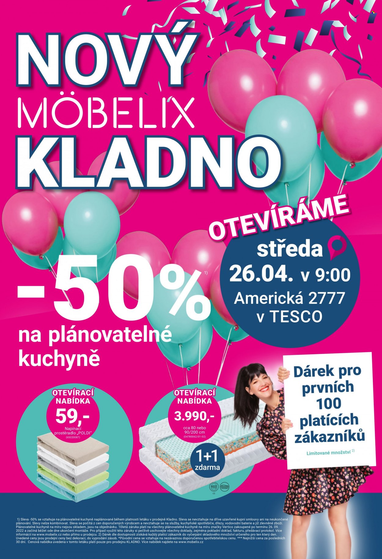 Leták MÖBELIX - 22.4.2023 - 7.5.2023. Strana 1