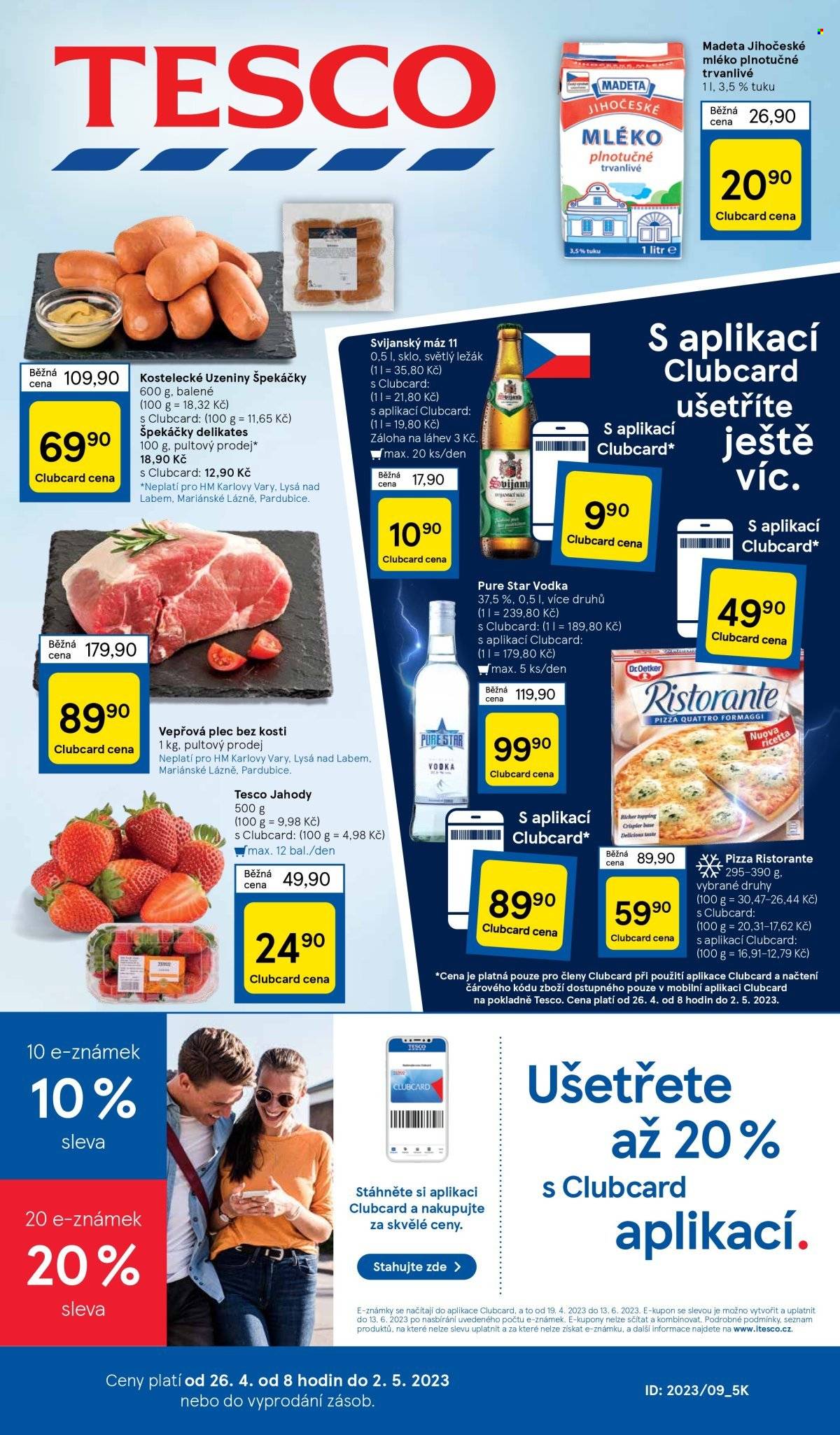 Leták TESCO - 26.4.2023 - 2.5.2023. Strana 1