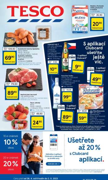 Leták TESCO - 26.4.2023 - 2.5.2023.