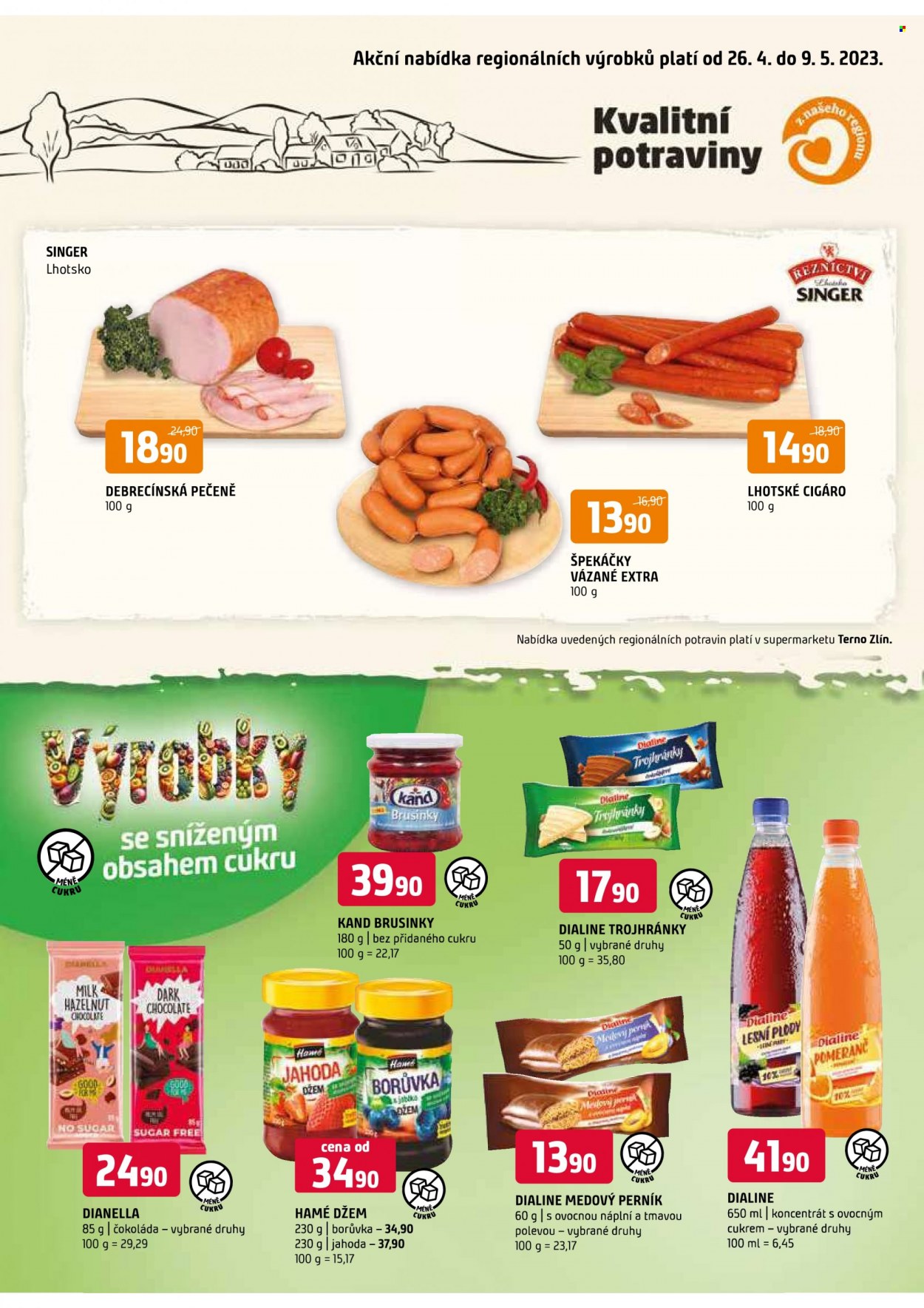 Leták coop TERNO - 26.4.2023 - 9.5.2023. Strana 1