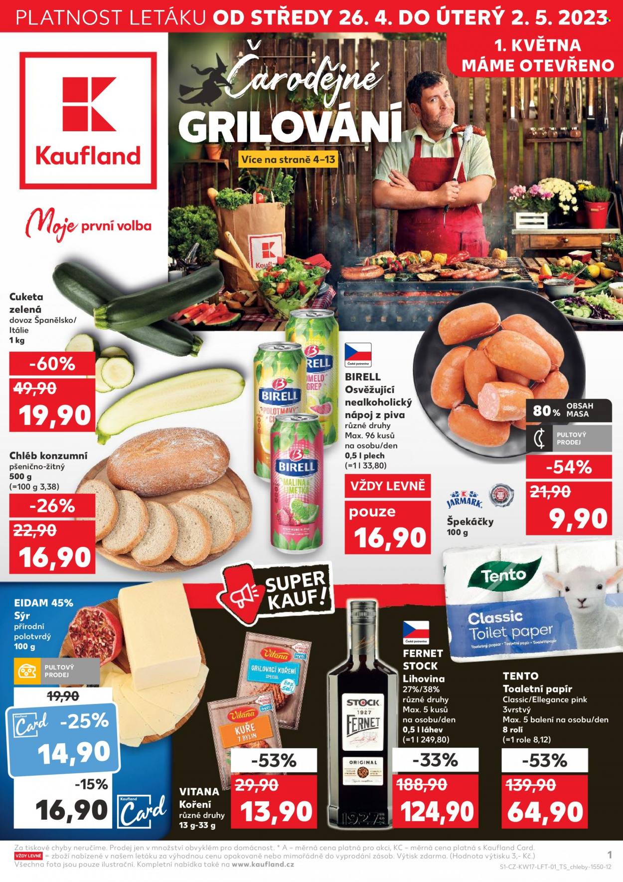 Leták Kaufland - 26.4.2023 - 2.5.2023. Strana 1