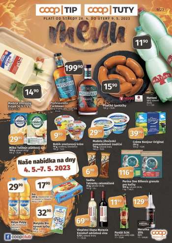 Leták coop TIP - 26.4.2023 - 9.5.2023.