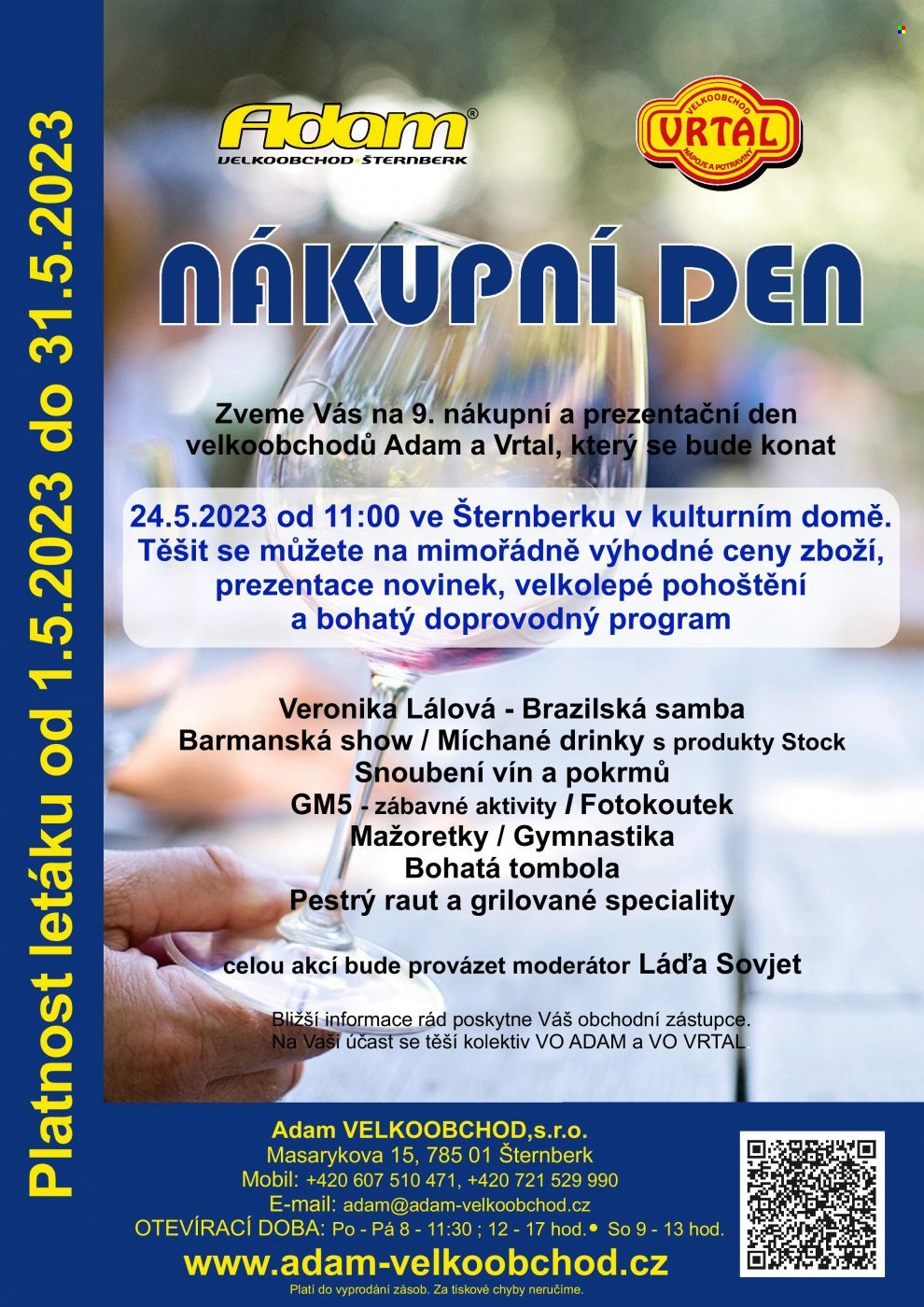 Leták Adam velkoobchod Šternberk - 1.5.2023 - 31.5.2023. Strana 63