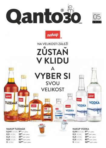 Leták Astur & Qanto velkoobchod - 1.5.2023 - 31.5.2023.
