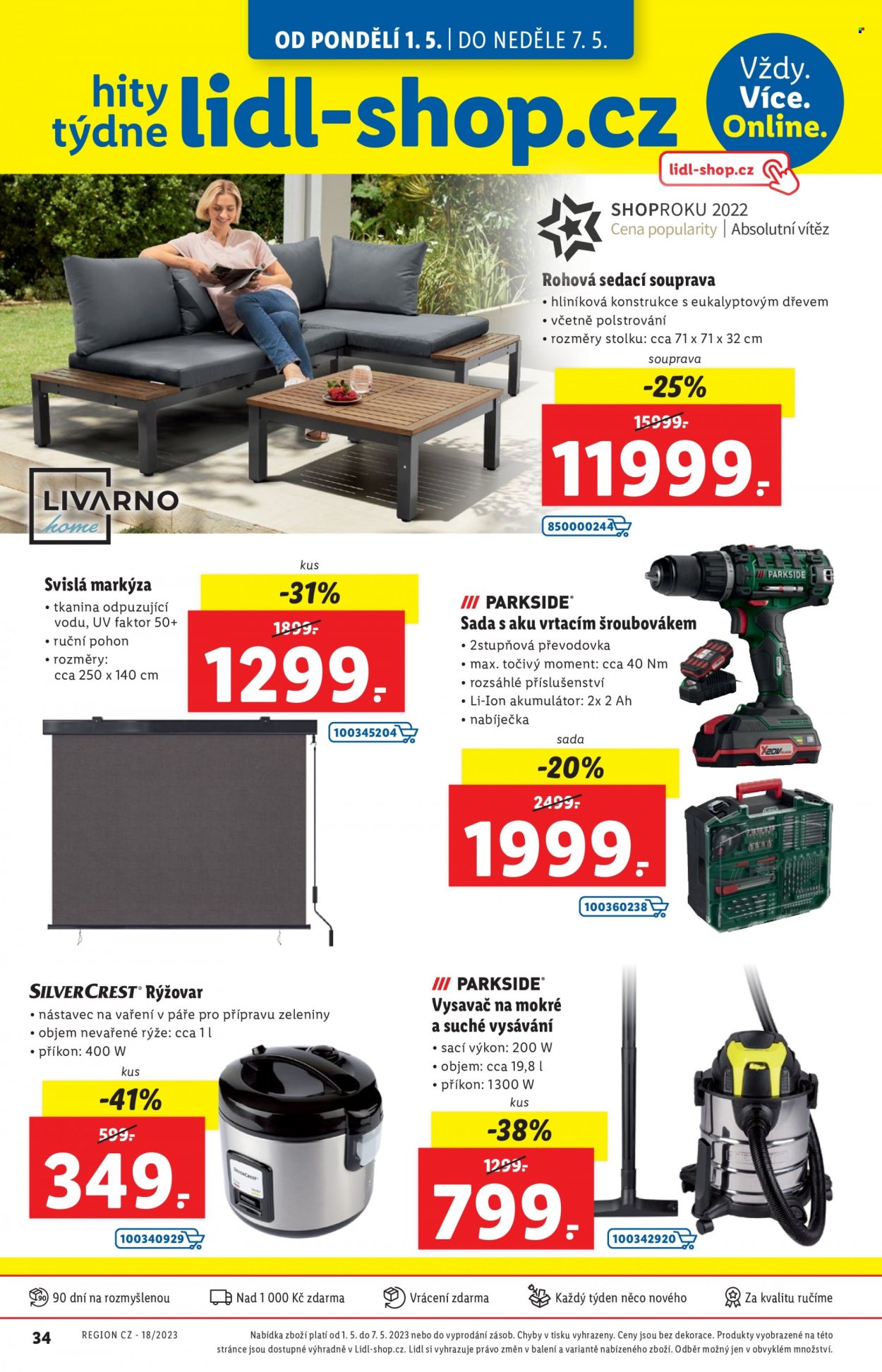 Leták Lidl - 1.5.2023 - 7.5.2023. Strana 1