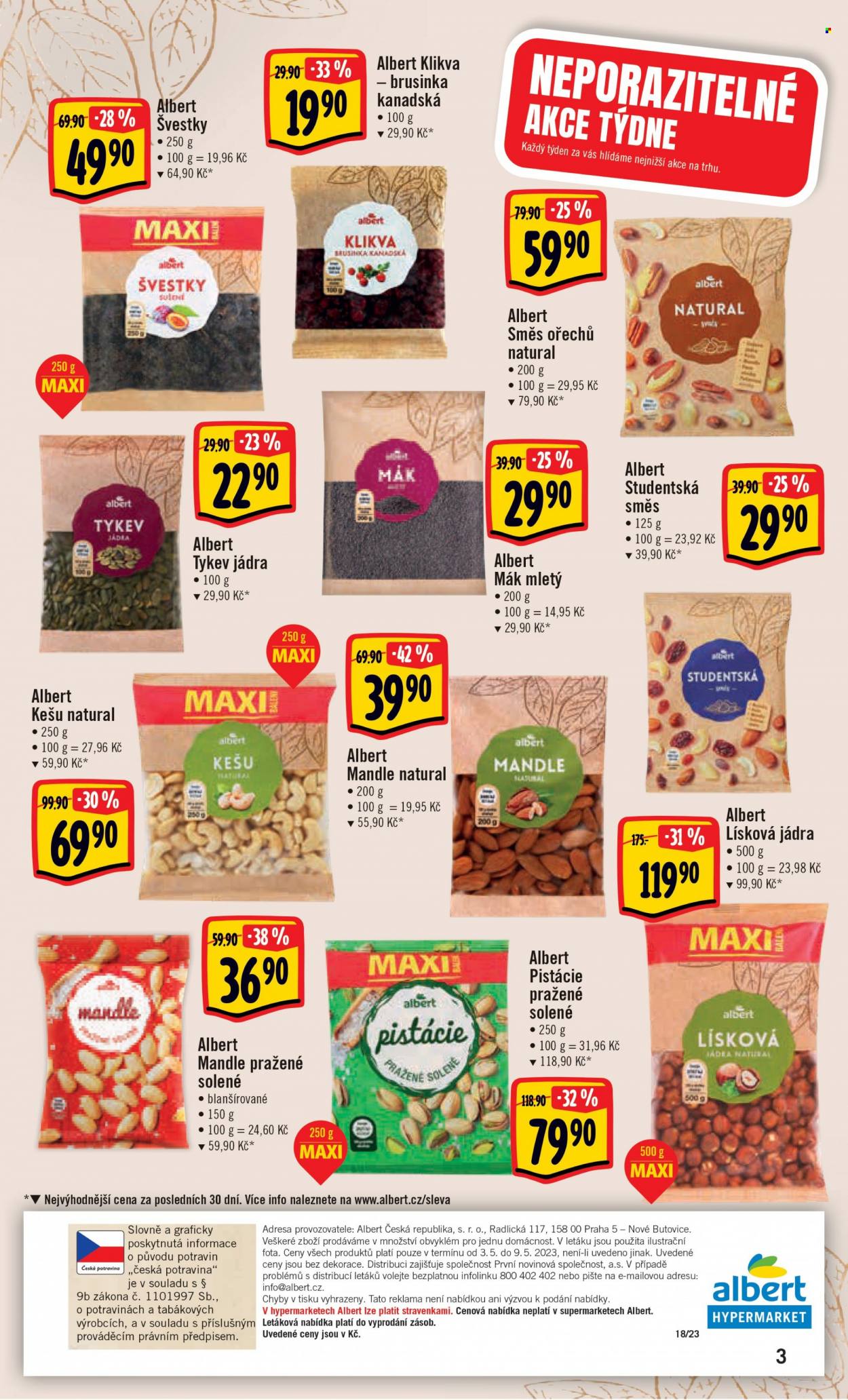 Leták Albert Hypermarket - 3.5.2023 - 9.5.2023. Strana 3