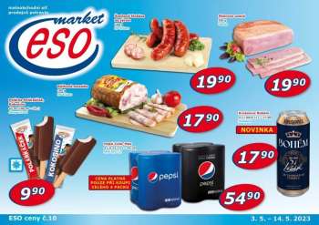 Leták ESO MARKET - 3.5.2023 - 14.5.2023.