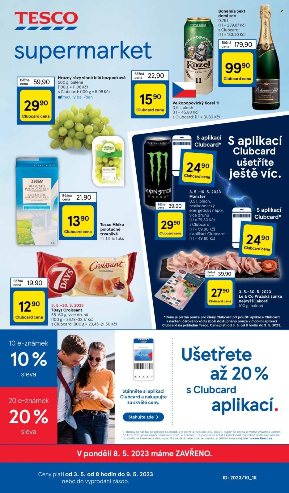 Leták TESCO supermarket - 3.5.2023 - 9.5.2023. Strana 1