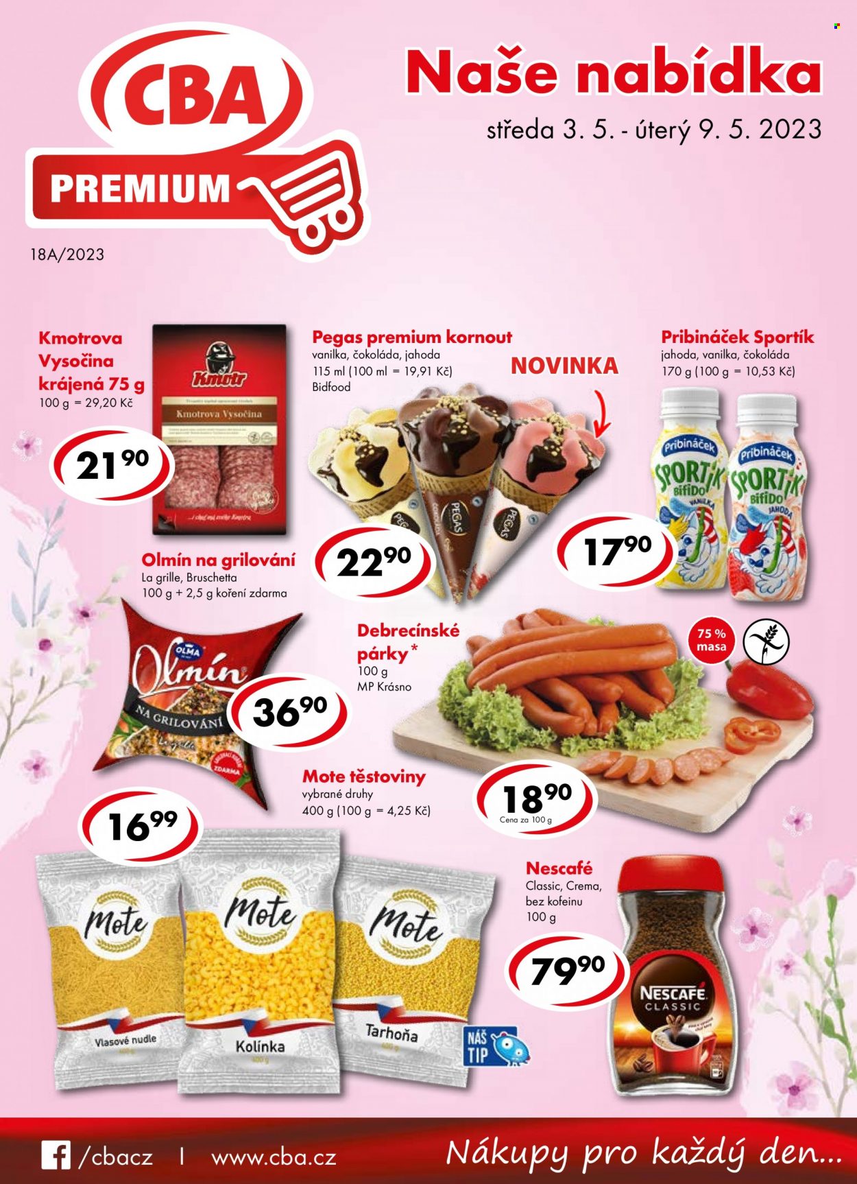 Leták CBA Premium - 3.5.2023 - 9.5.2023. Strana 1