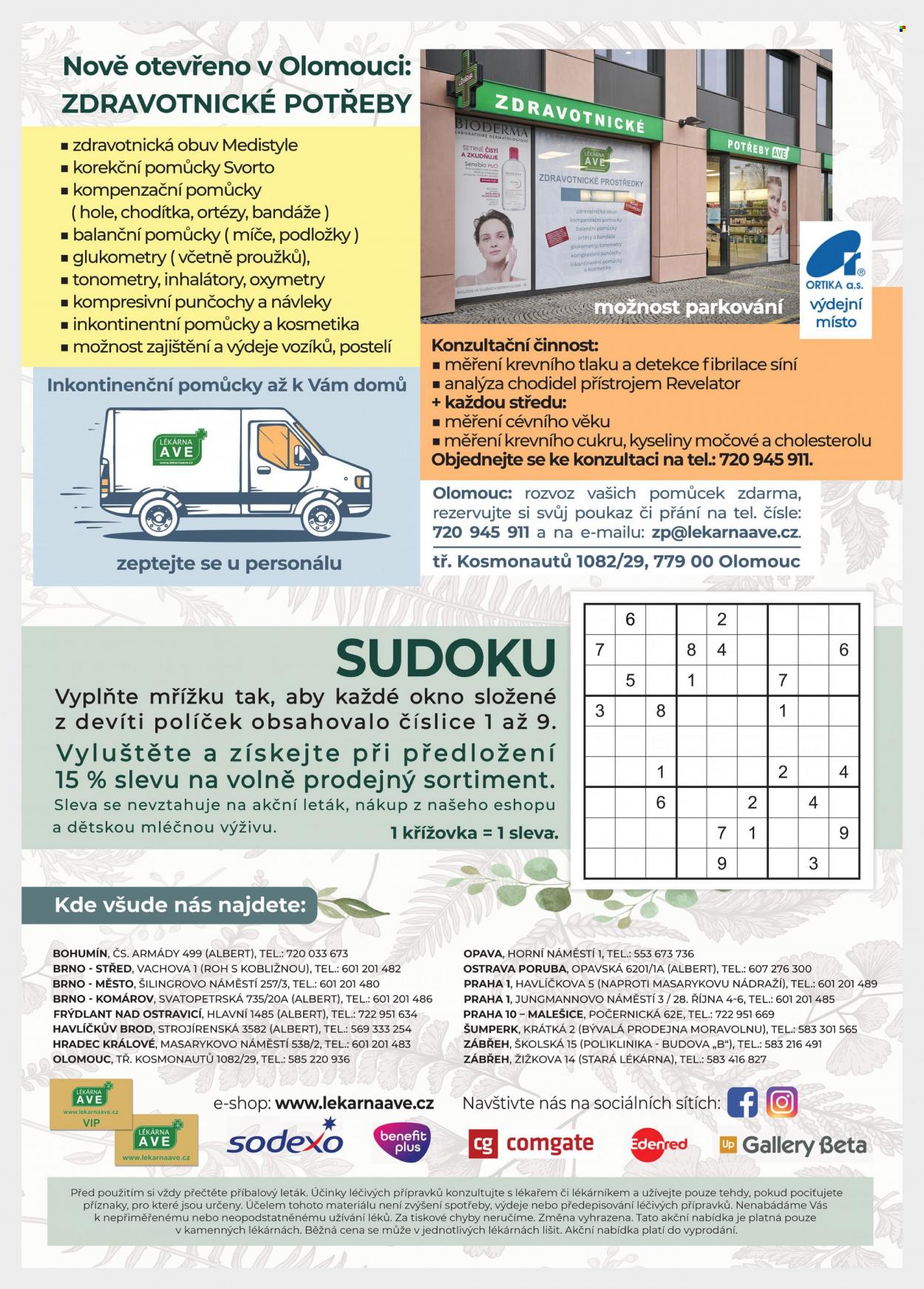 Leták Lékárna AVE - 1.5.2023 - 30.6.2023. Strana 4