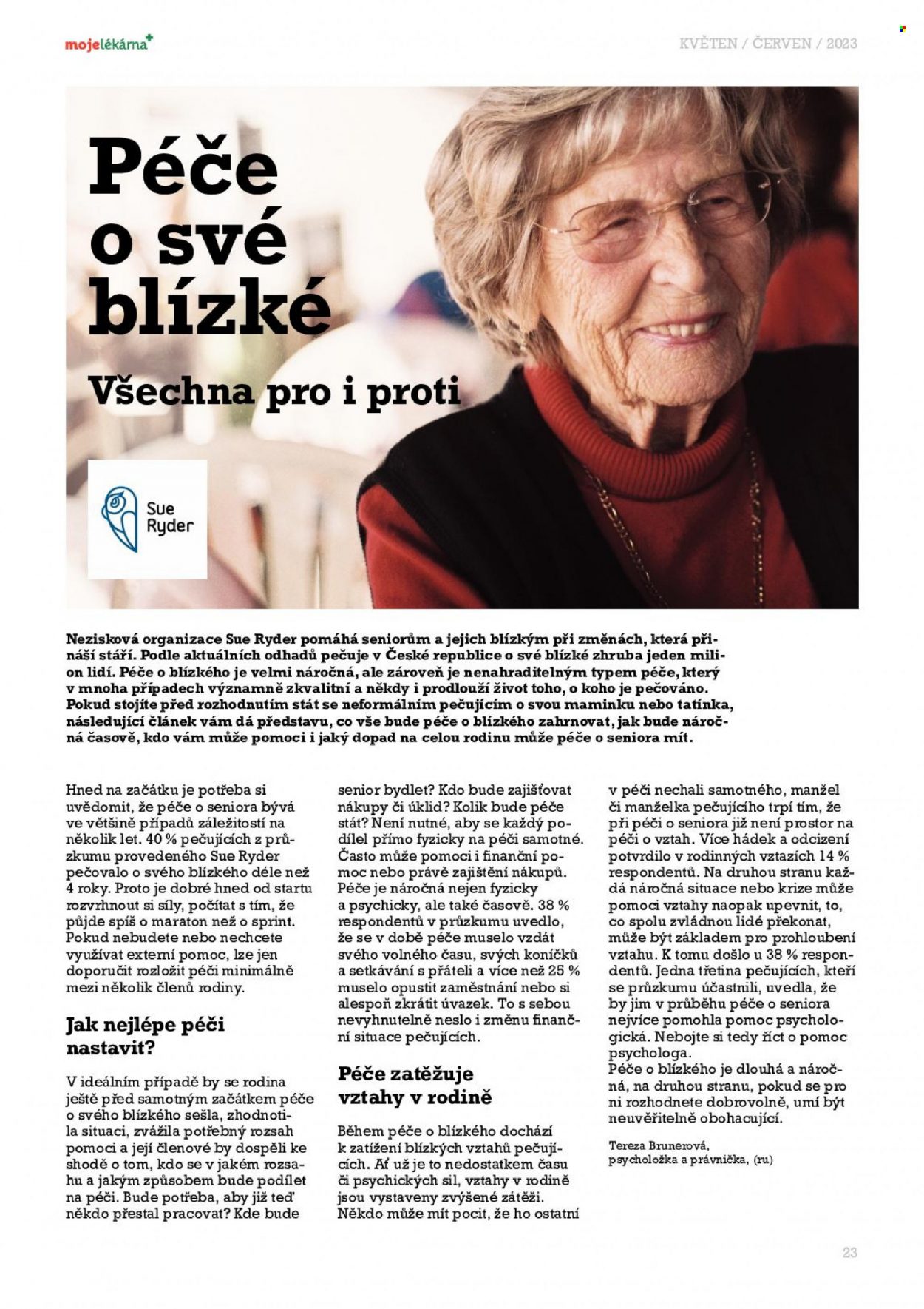 Leták mojelekarna.cz - 1.5.2023 - 30.6.2023. Strana 23