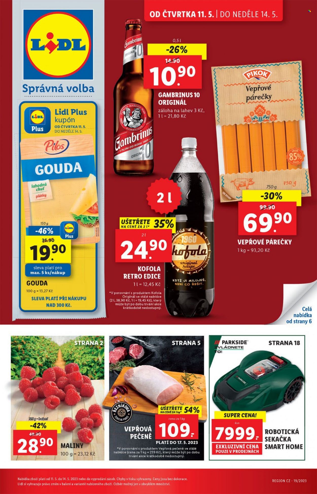 Leták Lidl - 11.5.2023 - 14.5.2023. Strana 1