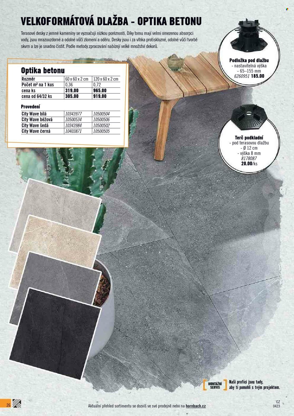 Leták HORNBACH - 19.4.2023 - 19.7.2023. Strana 26