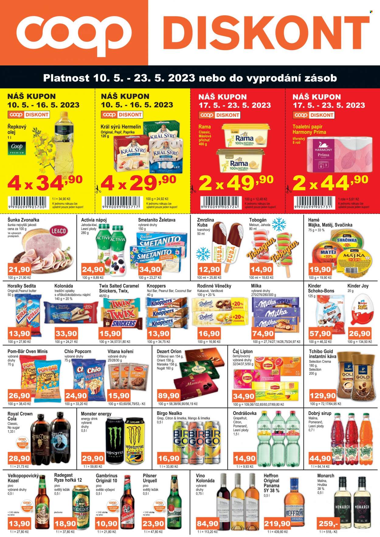 Leták coop DISKONT - 10.5.2023 - 23.5.2023. Strana 1