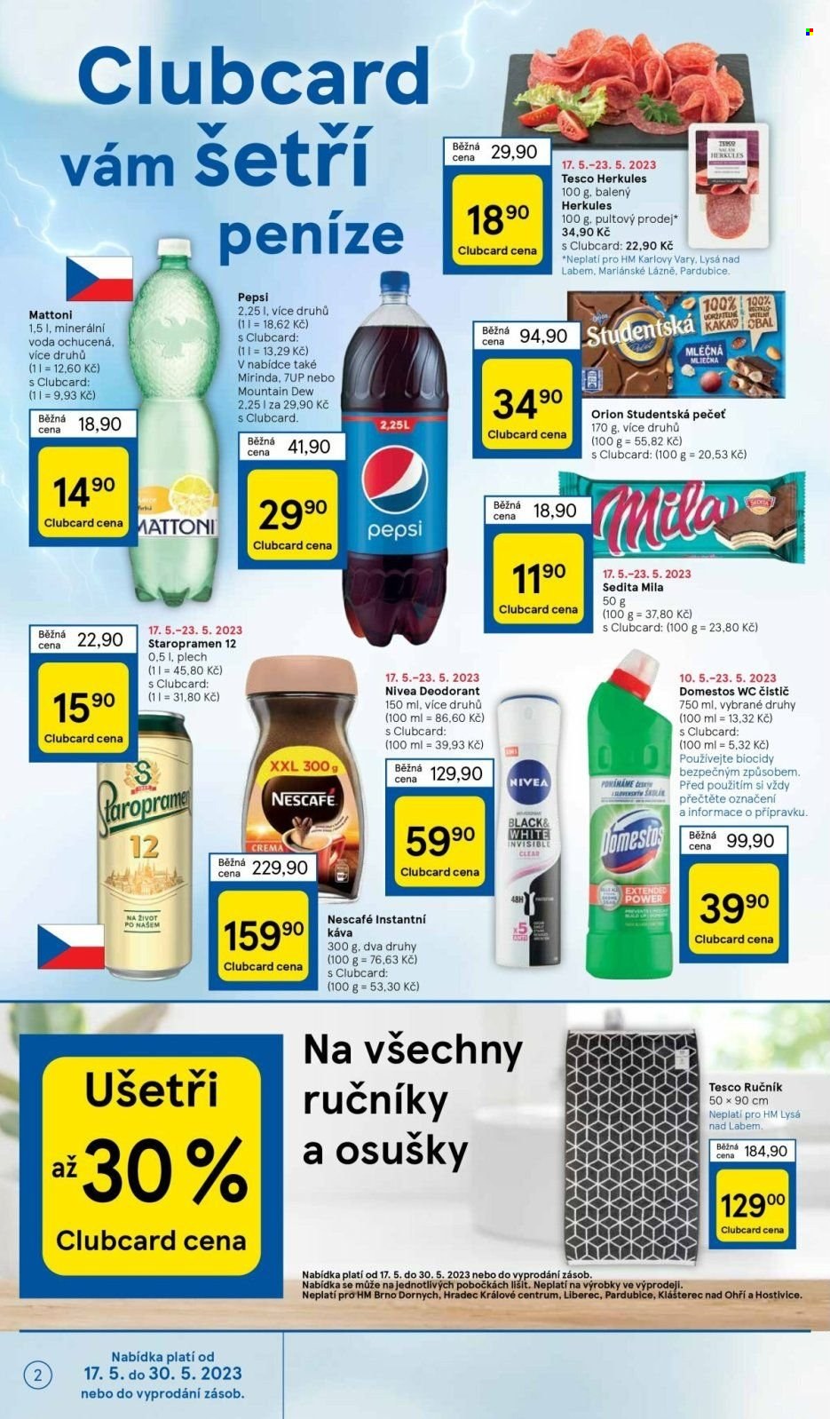 Leták TESCO - 17.5.2023 - 23.5.2023. Strana 2