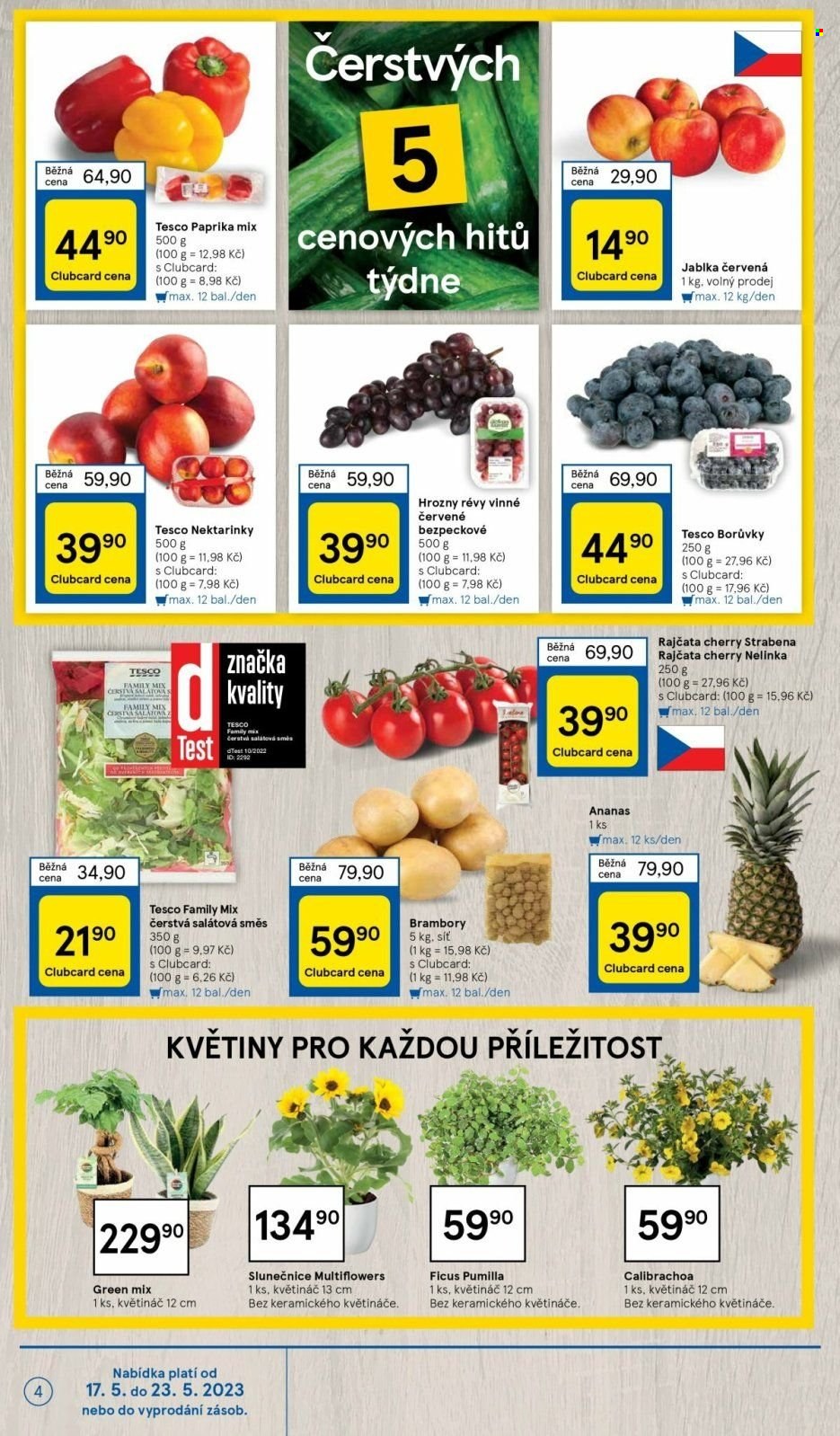 Leták TESCO - 17.5.2023 - 23.5.2023. Strana 4