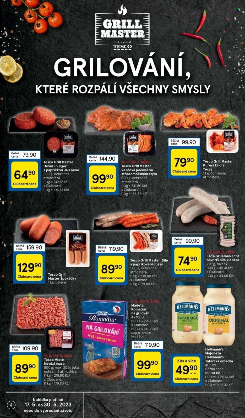 Leták TESCO supermarket - 17.5.2023 - 23.5.2023. Strana 4