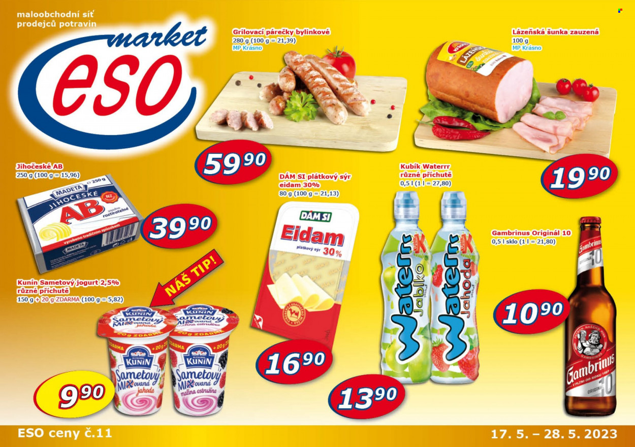 Leták ESO MARKET - 17.5.2023 - 28.5.2023. Strana 1