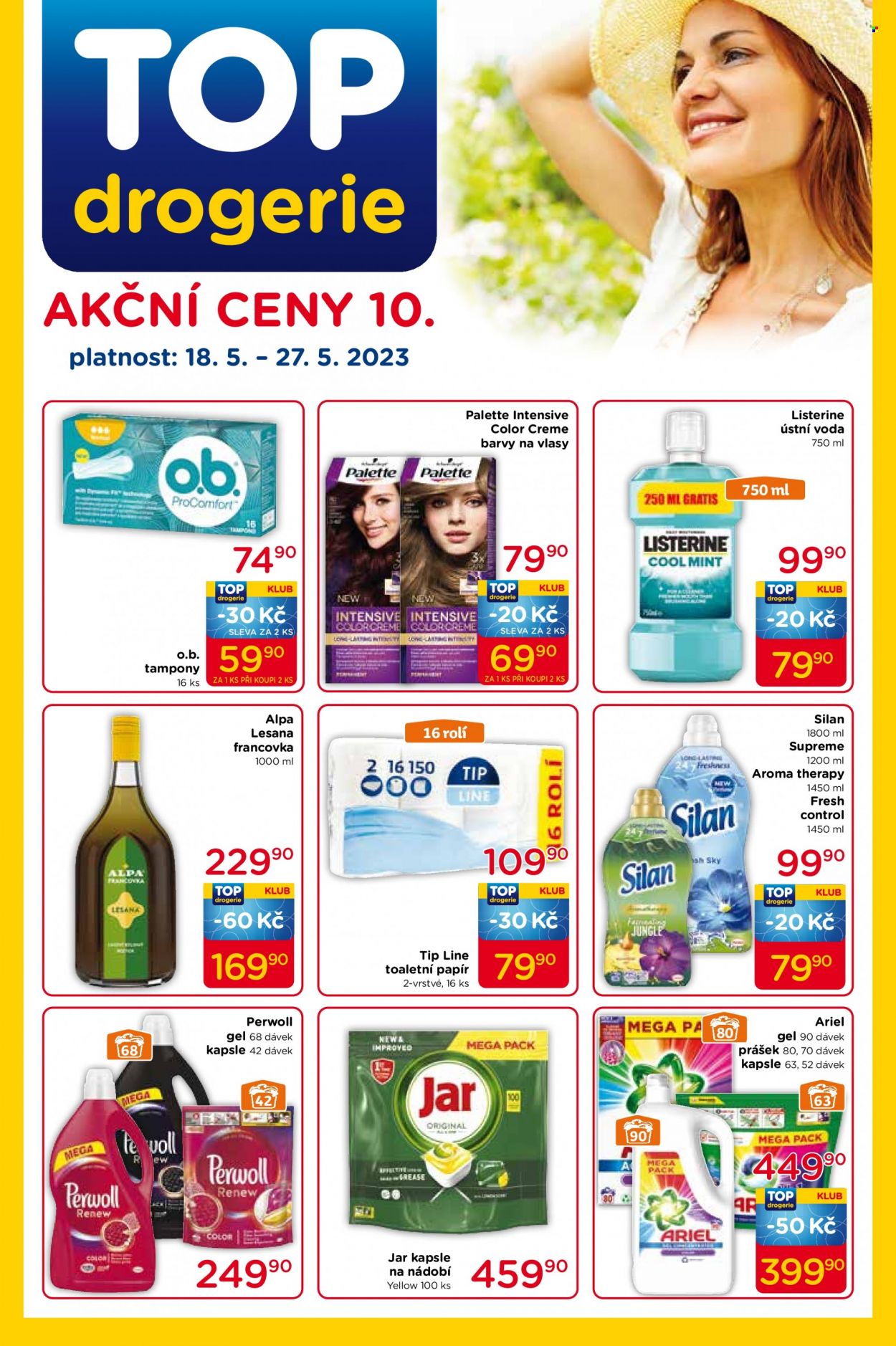 Leták TOP drogerie - 18.5.2023 - 27.5.2023. Strana 1