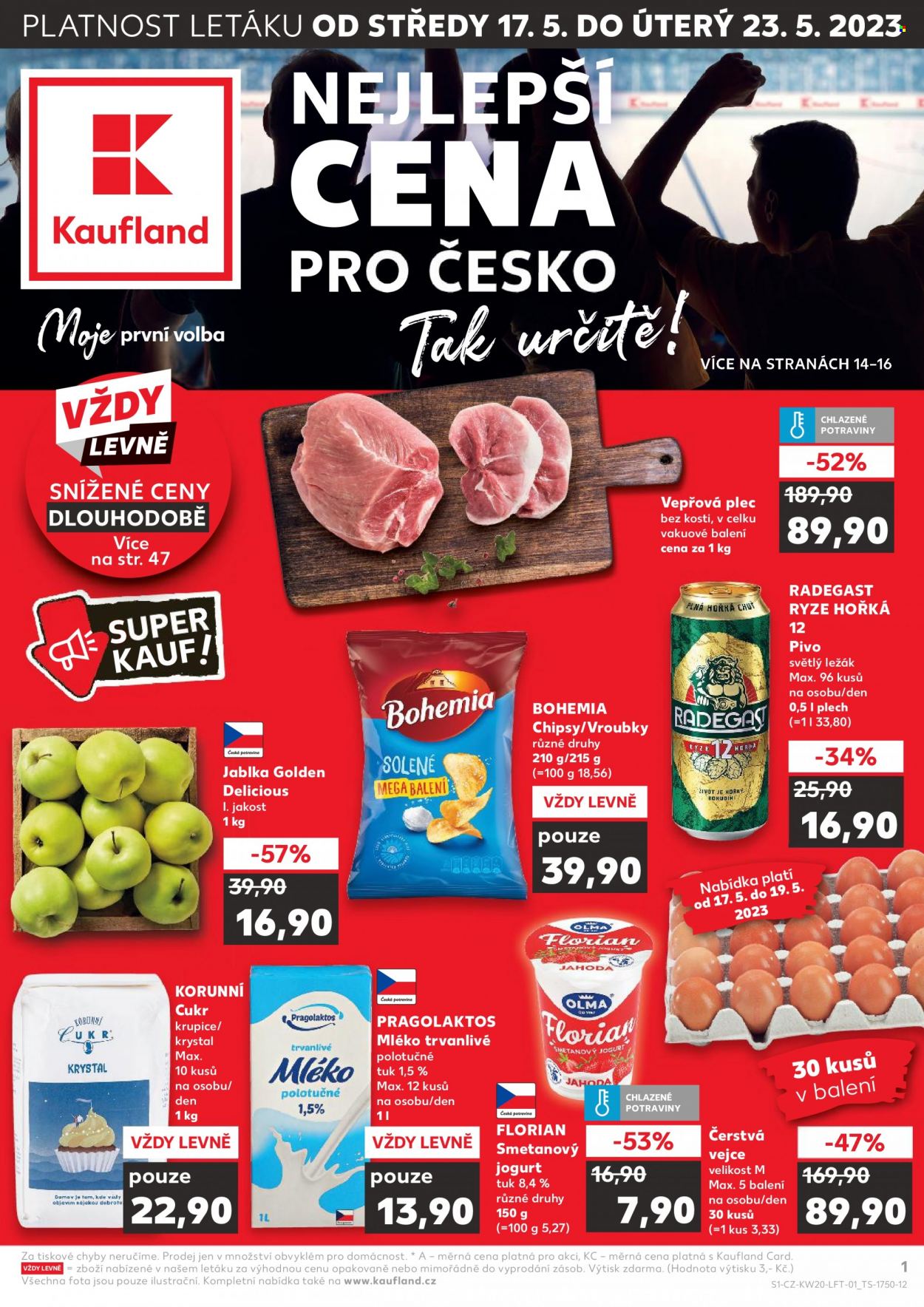 Leták Kaufland - 17.5.2023 - 23.5.2023. Strana 1