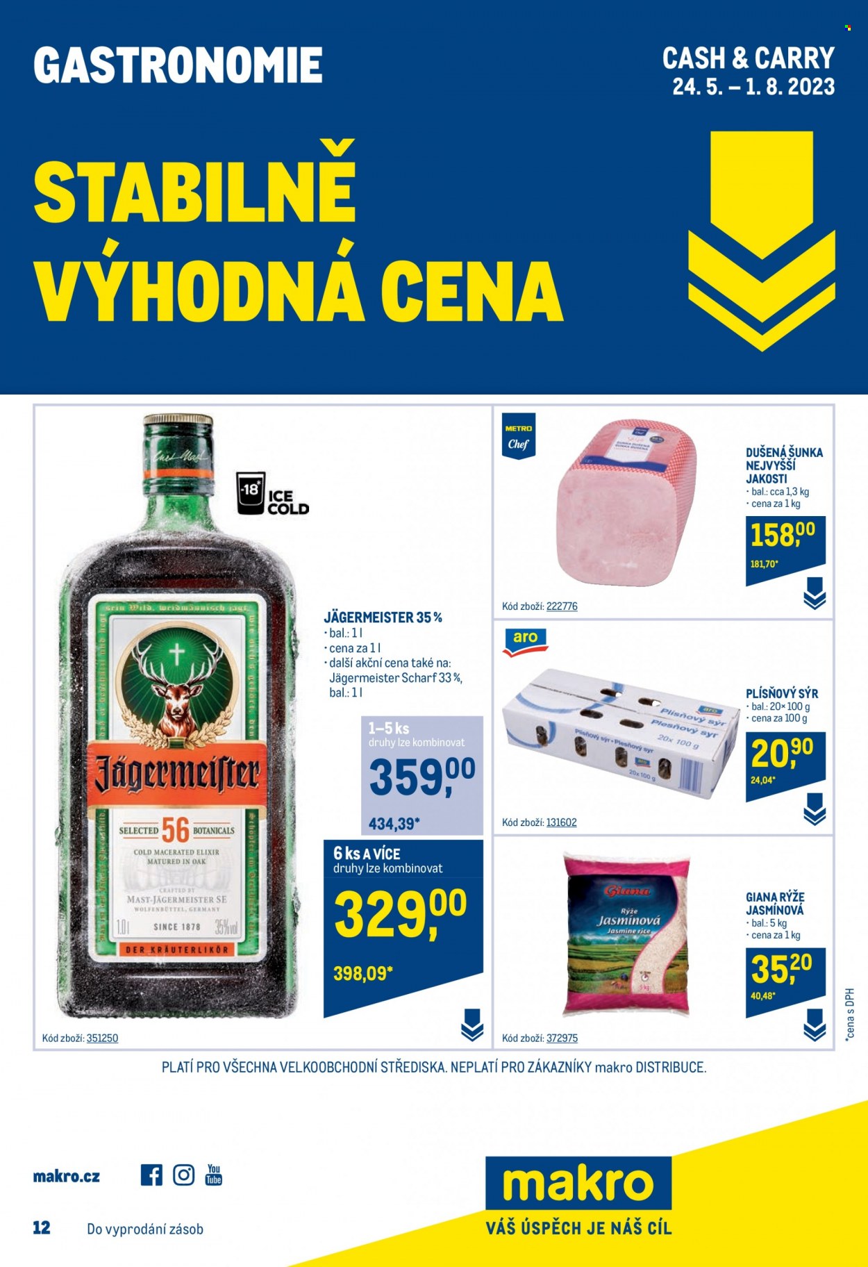 Leták MAKRO - 24.5.2023 - 1.8.2023. Strana 1