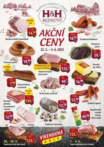 Leták Řeznictví H&H