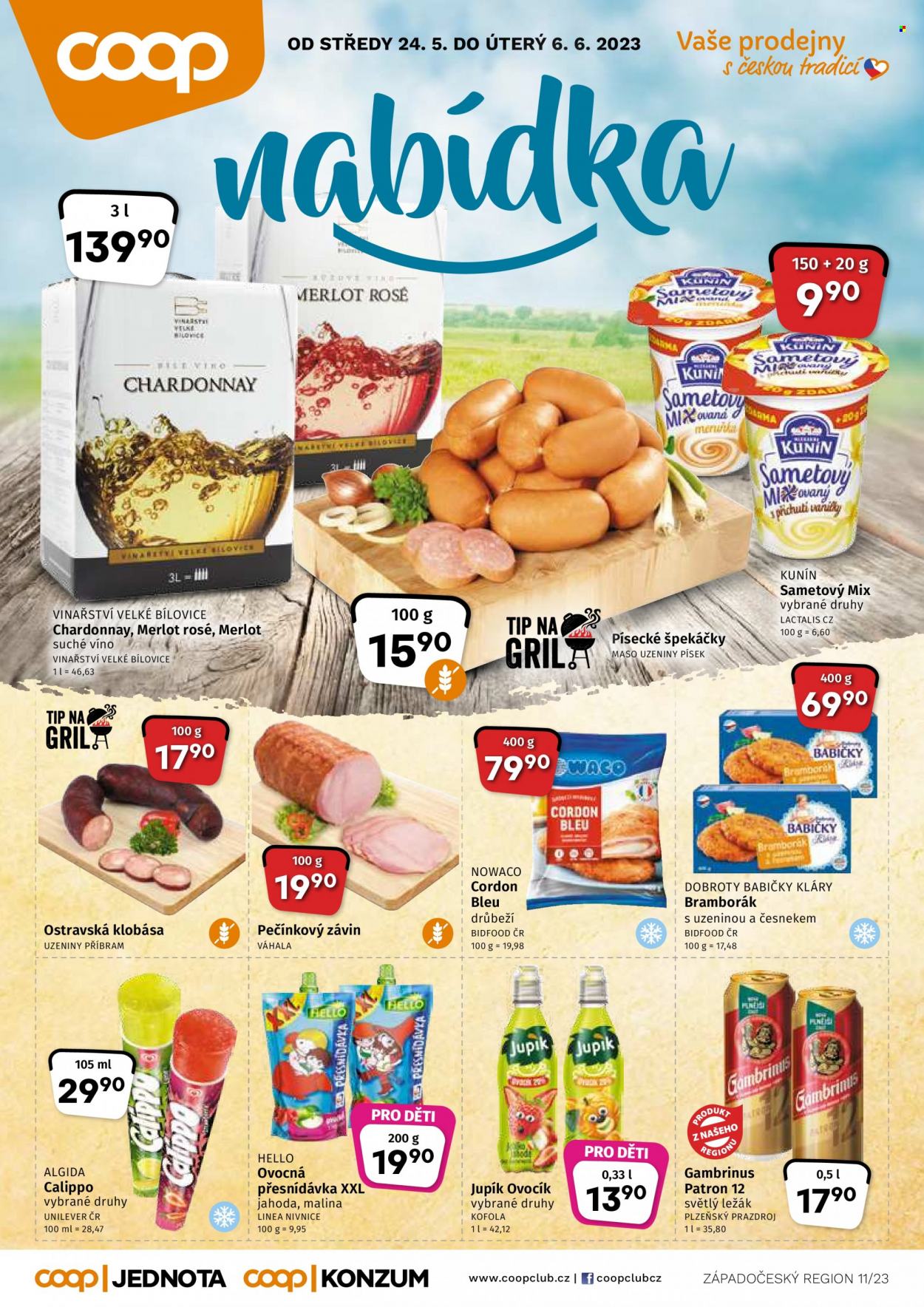 Leták coop JEDNOTA - 24.5.2023 - 6.6.2023. Strana 1