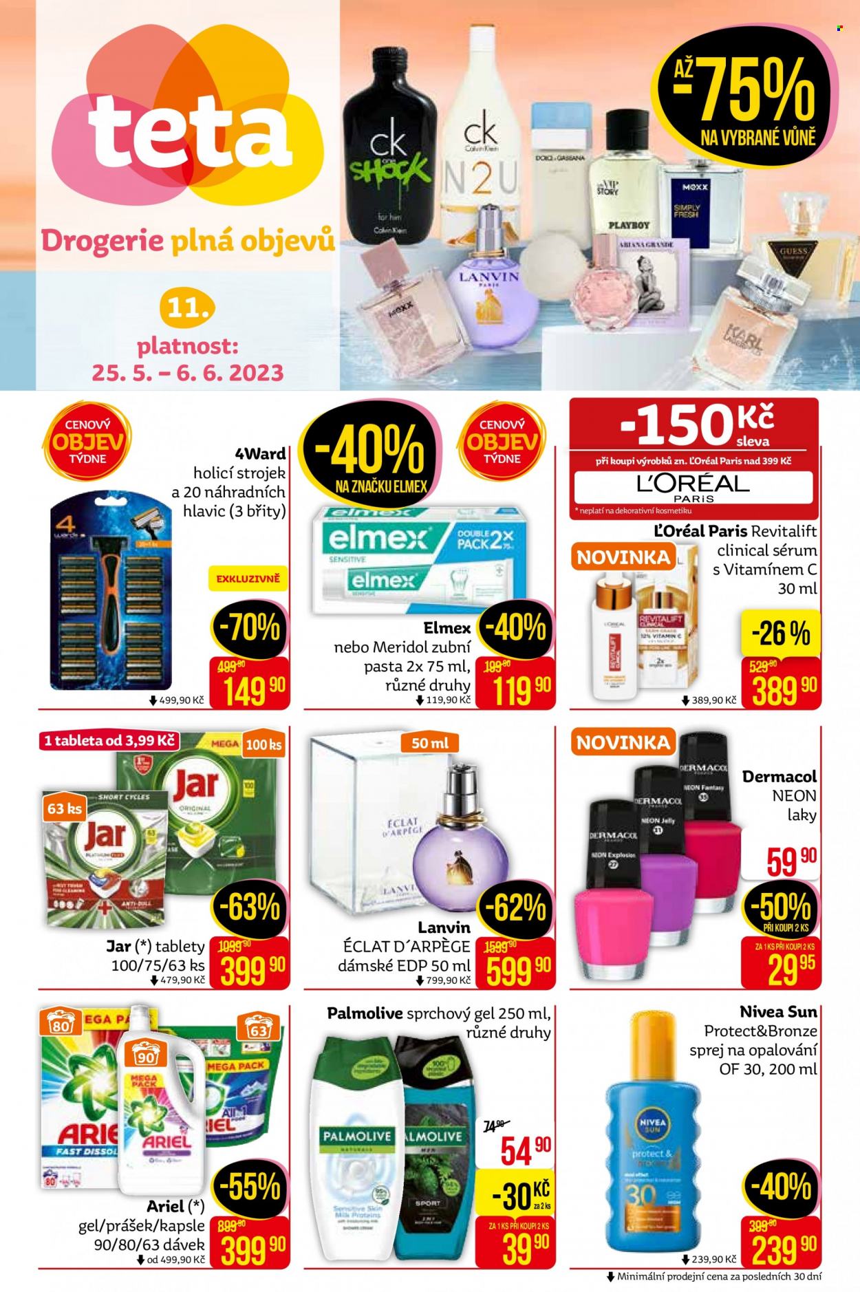 Leták Teta drogerie - 25.5.2023 - 6.6.2023. Strana 1