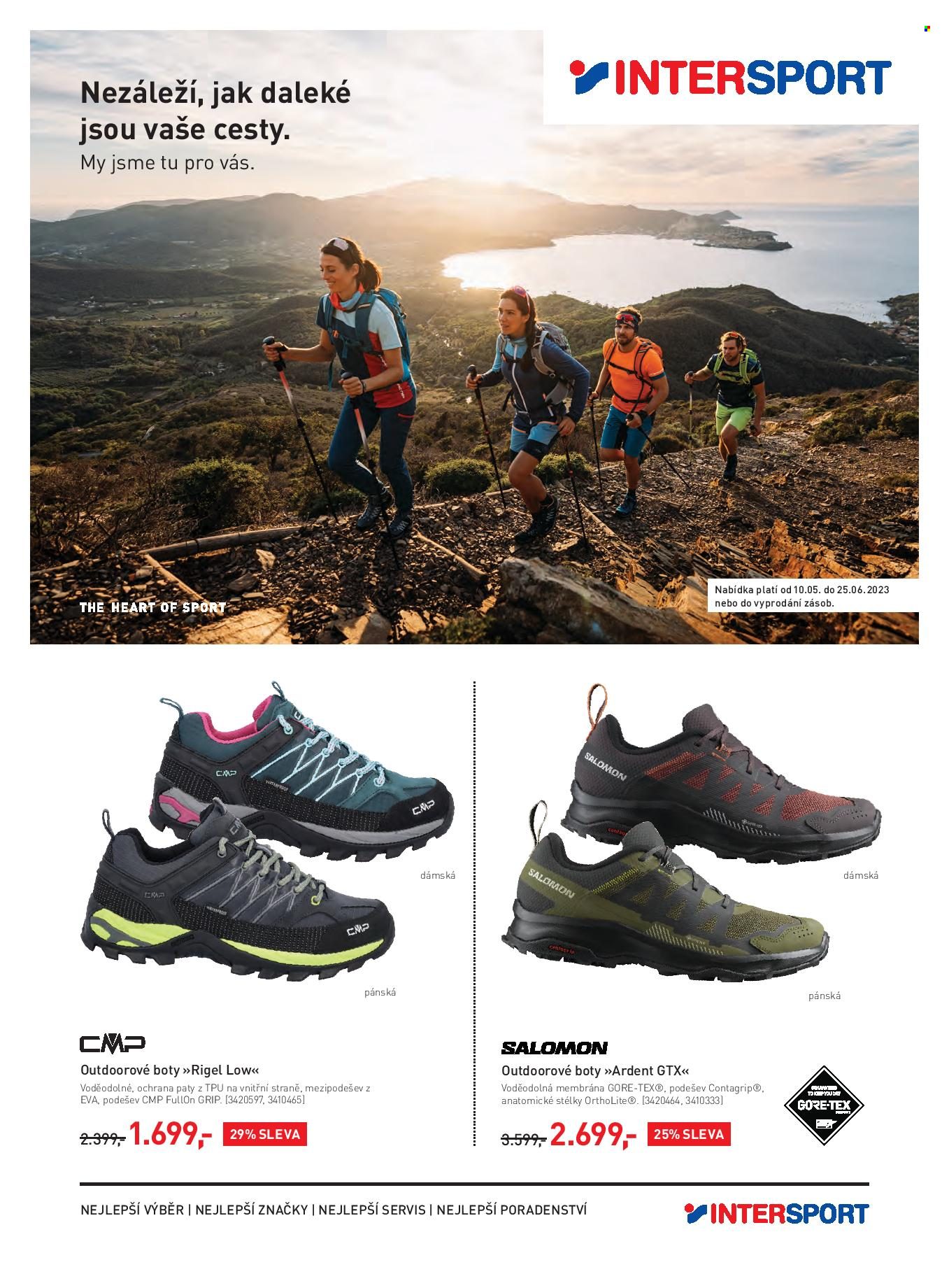 Leták INTERSPORT - 10.5.2023 - 25.6.2023. Strana 1