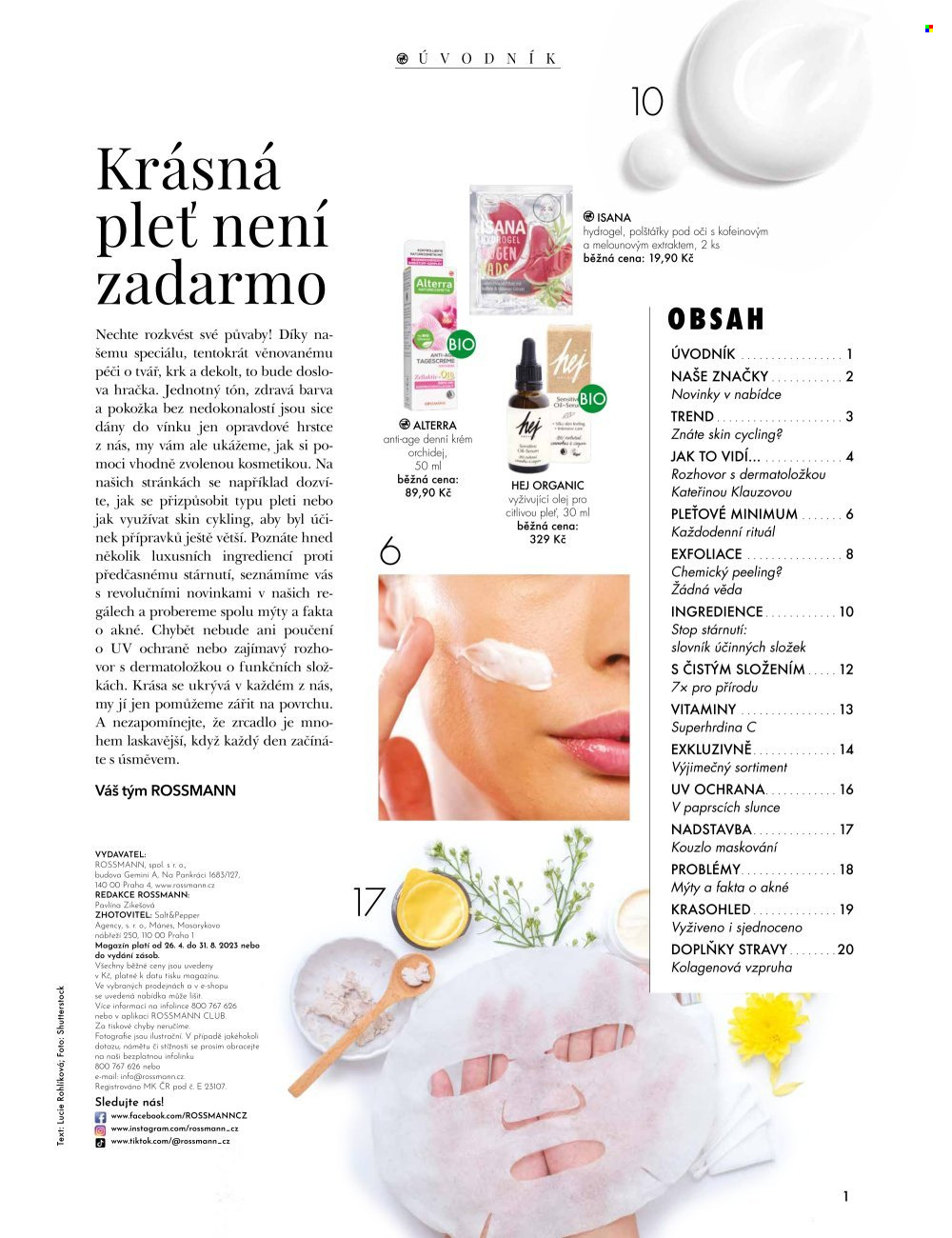 Leták ROSSMANN - 26.4.2023 - 31.8.2023. Strana 3