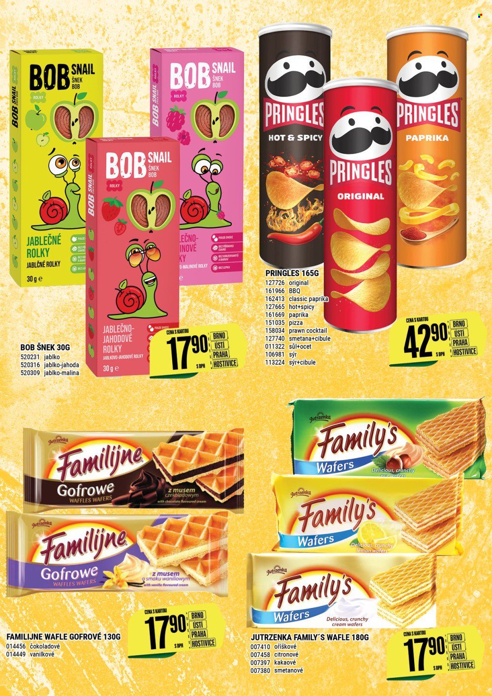 thumbnail - Leták Tamda Foods - 24.5.2023 - 30.5.2023 - Produkty v akci - vafle, pizza, smetana, ovocná rolka, brambůrky, Pringles, chipsy, sůl, ocet, alkohol. Strana 5.