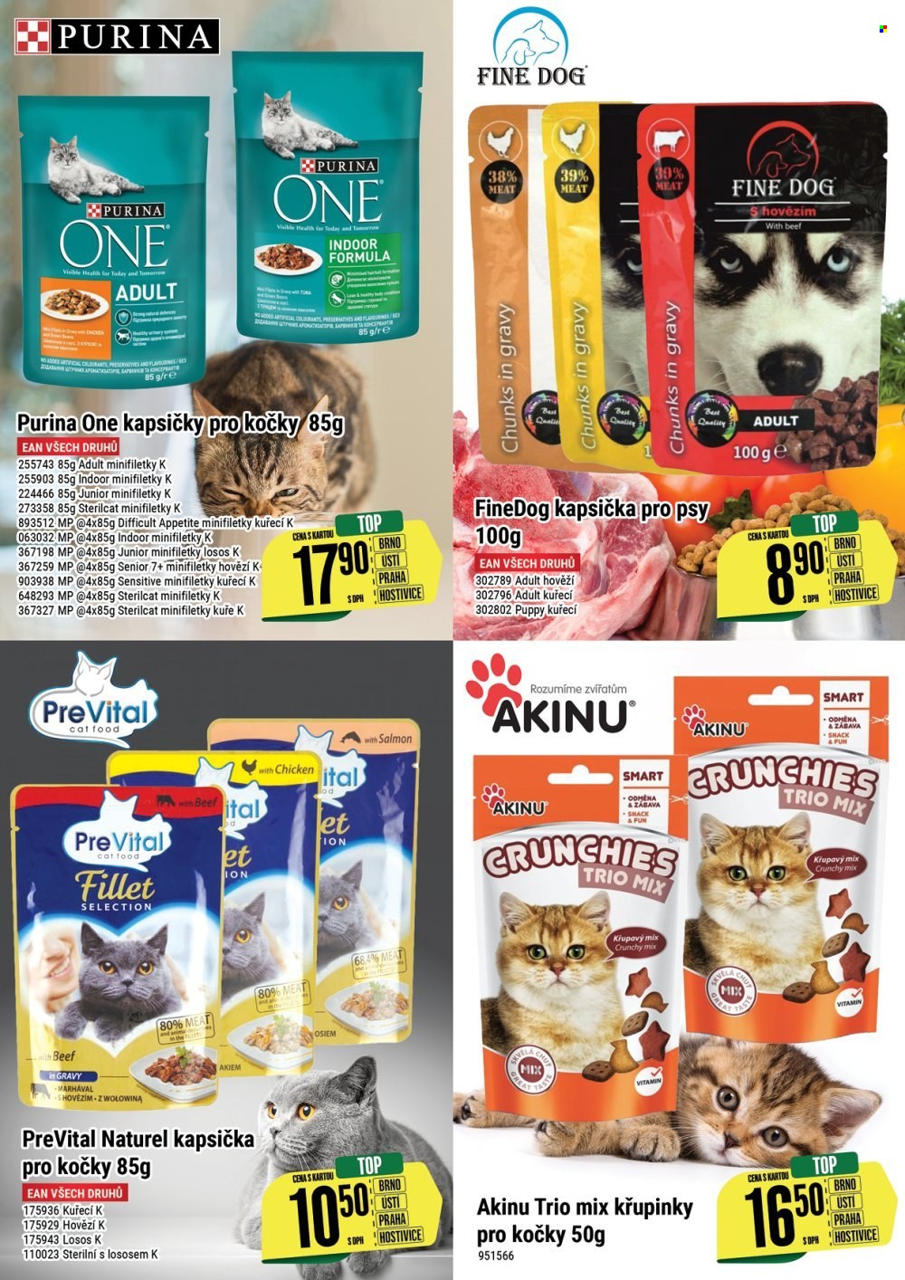 thumbnail - Leták Tamda Foods - 24.5.2023 - 30.5.2023 - Produkty v akci - Best, Today, vitamin, kapsičky pro psy, kapsičky pro kočky, krmivo pro kočky, Purina, krmivo, prémiové krmivo, Akinu, krmivo pro psy, PreVital, Purina ONE. Strana 26.