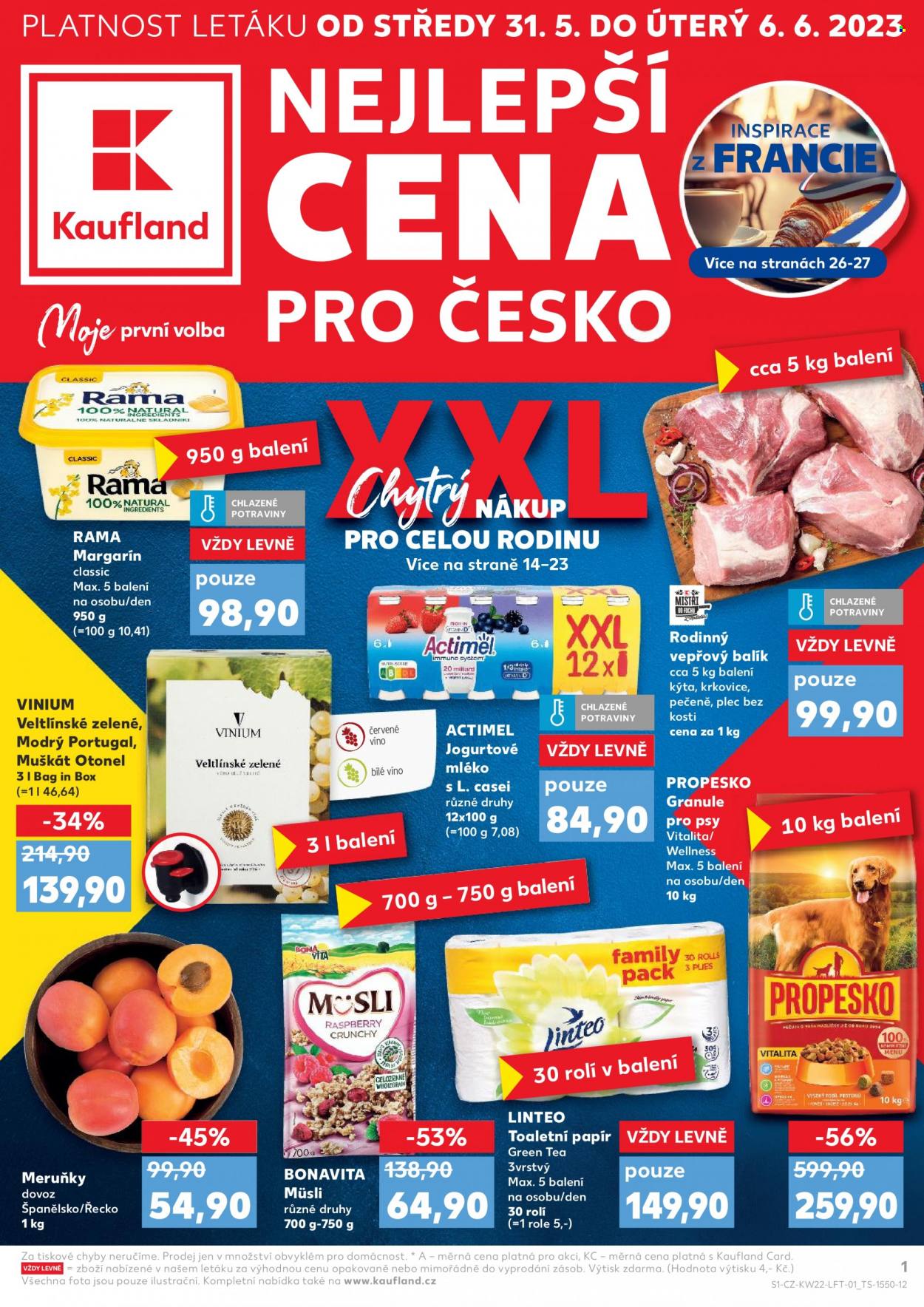 Leták Kaufland - 31.5.2023 - 6.6.2023. Strana 1