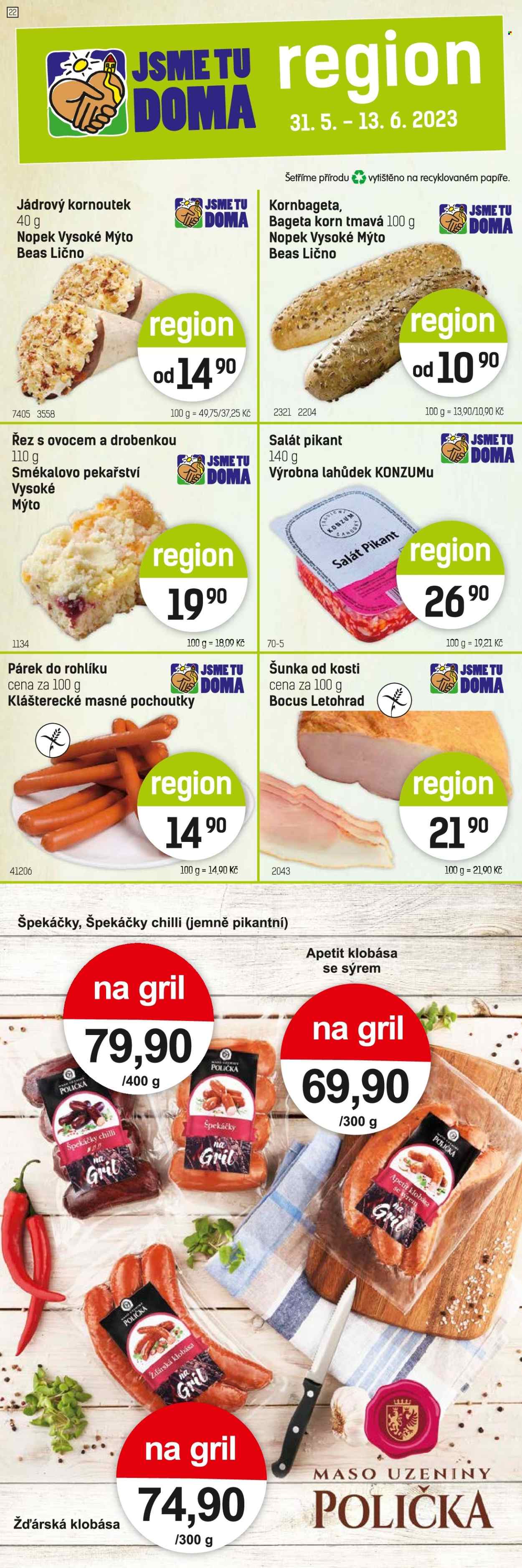 Leták Konzum - 31.5.2023 - 13.6.2023. Strana 2