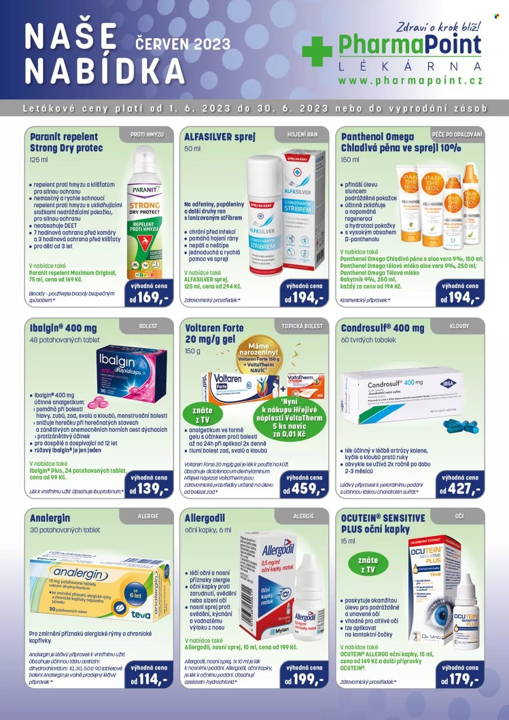 Leták PharmaPoint - 1.6.2023 - 30.6.2023. Strana 1