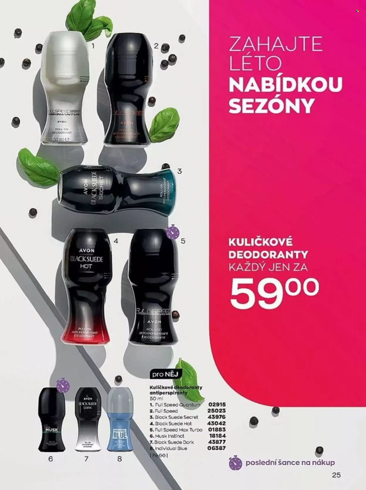 Leták AVON - 1.6.2023 - 30.6.2023. Strana 25