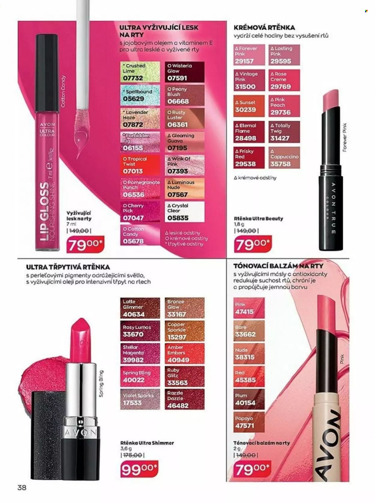 Leták AVON - 1.6.2023 - 30.6.2023. Strana 38