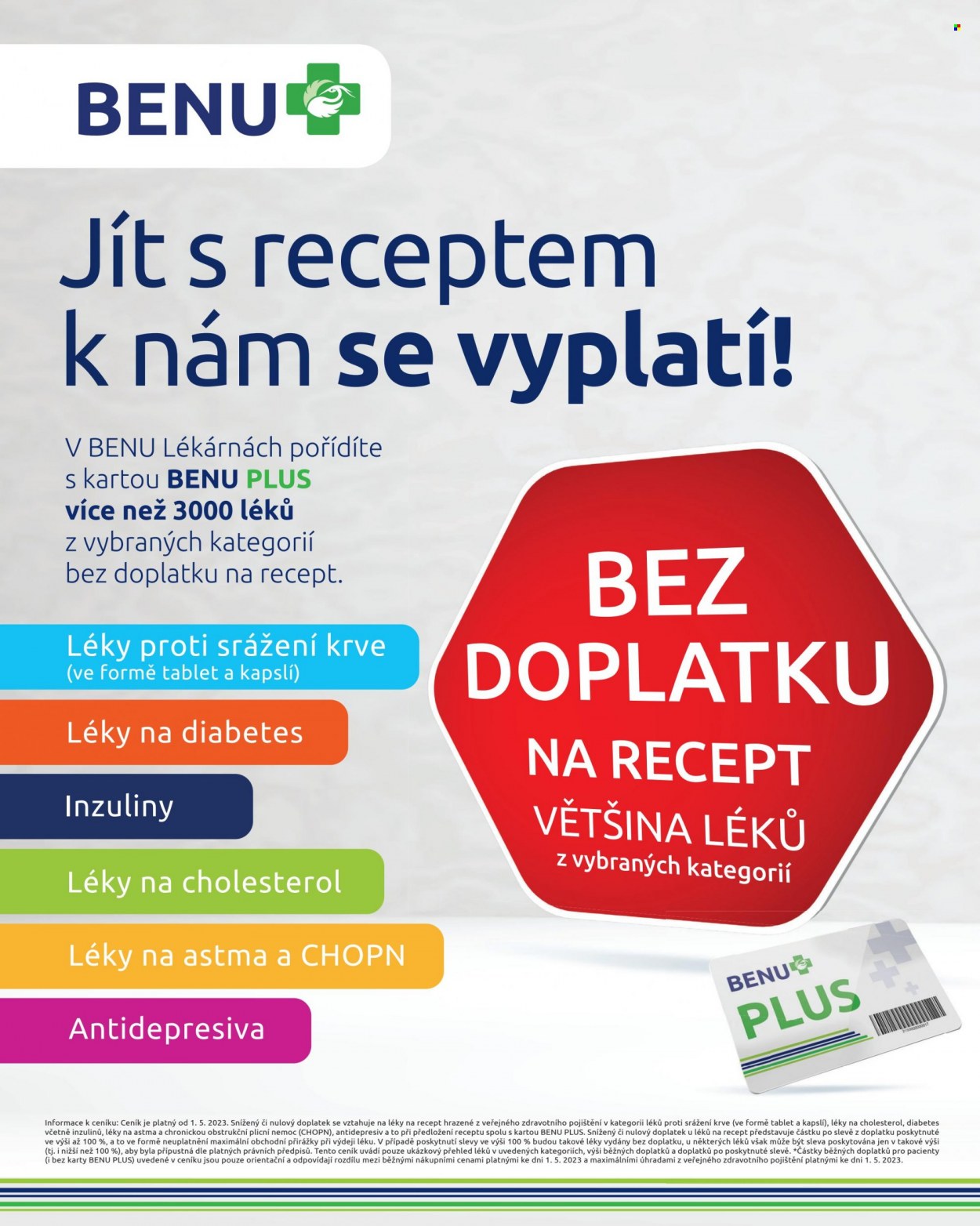 Leták BENU Lékárna - 1.6.2023 - 30.6.2023. Strana 14