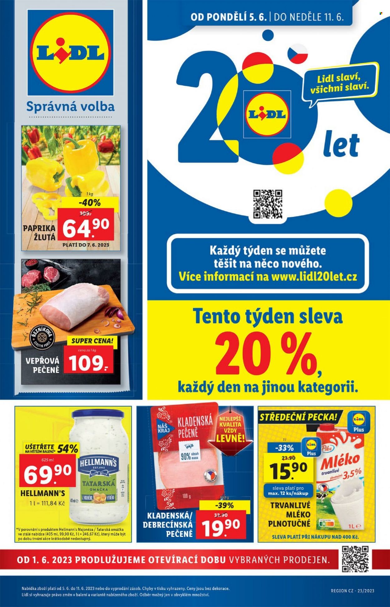 Leták Lidl - 5.6.2023 - 11.6.2023. Strana 1