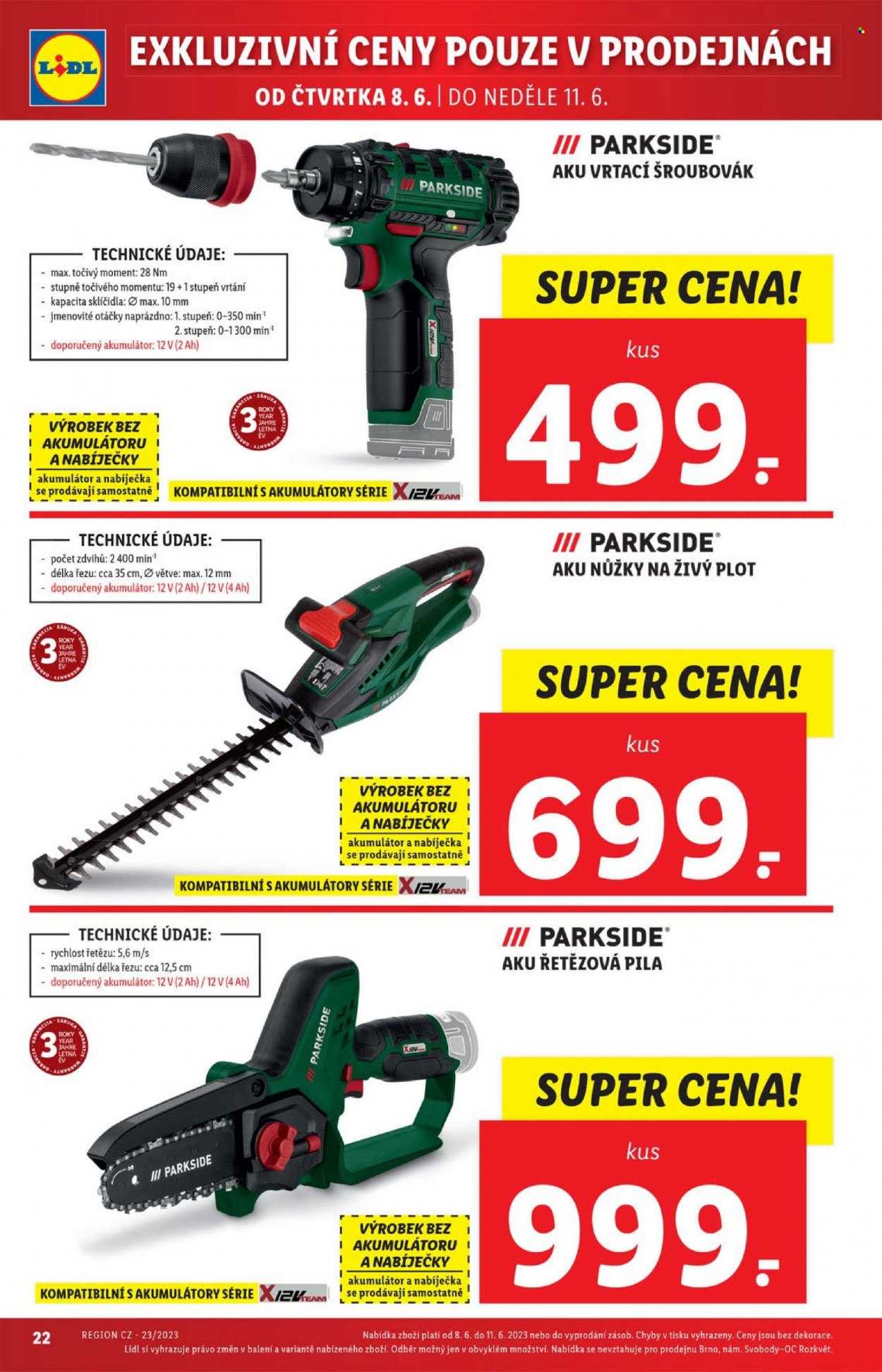 Leták Lidl - 8.6.2023 - 11.6.2023. Strana 22