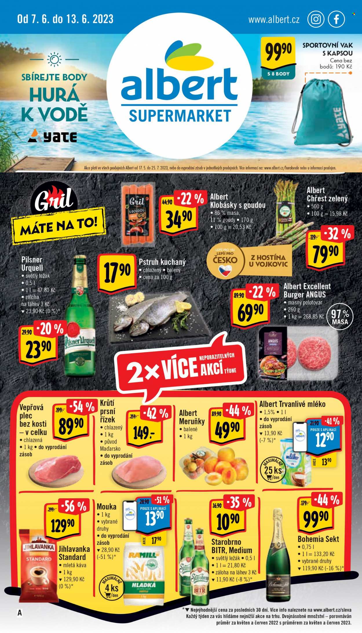 Leták Albert Supermarket - 7.6.2023 - 13.6.2023. Strana 1