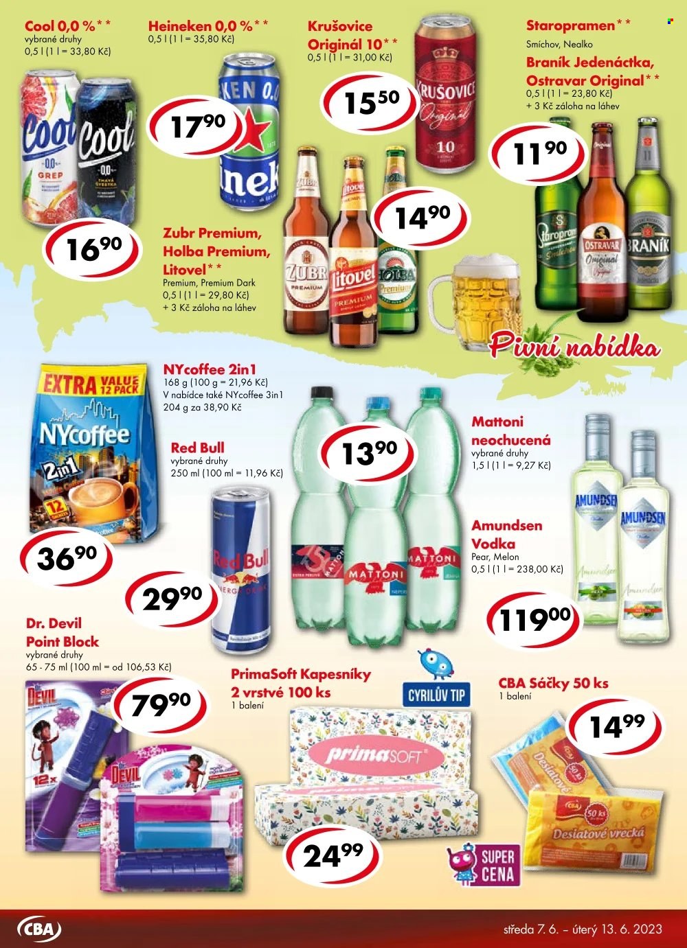 Leták CBA Premium - 7.6.2023 - 13.6.2023. Strana 6