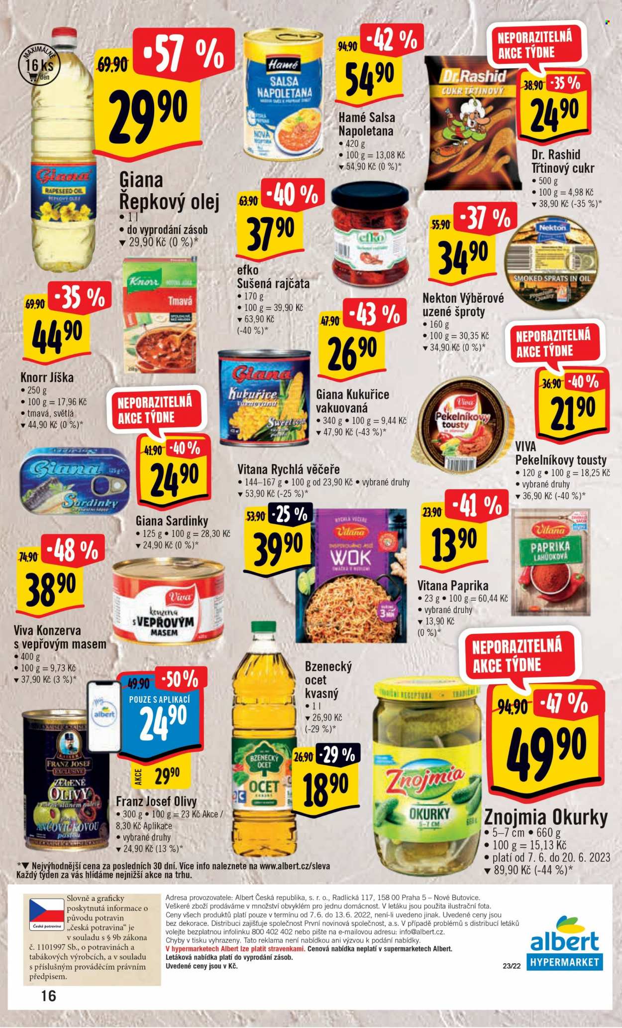 Leták Albert Hypermarket - 7.6.2023 - 13.6.2023. Strana 16