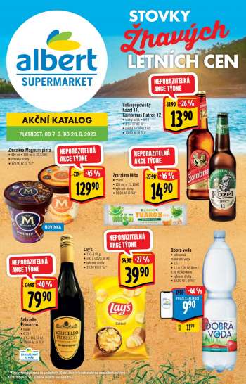 Leták Albert Supermarket - 7.6.2023 - 20.6.2023.