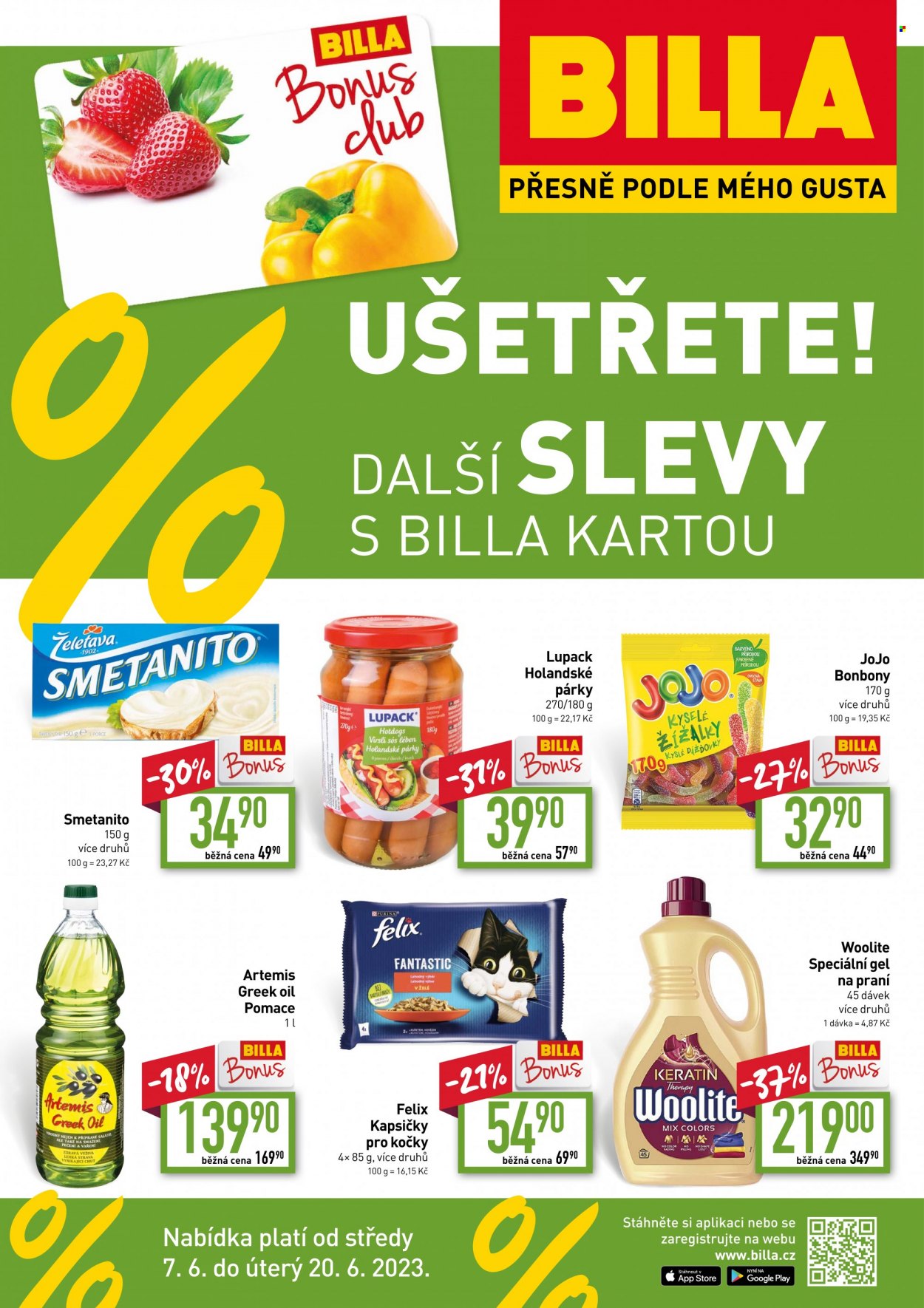 Leták BILLA - 7.6.2023 - 20.6.2023. Strana 1