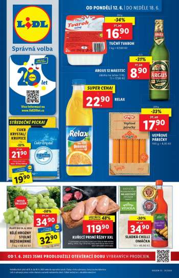 Leták Lidl - 12.6.2023 - 18.6.2023.