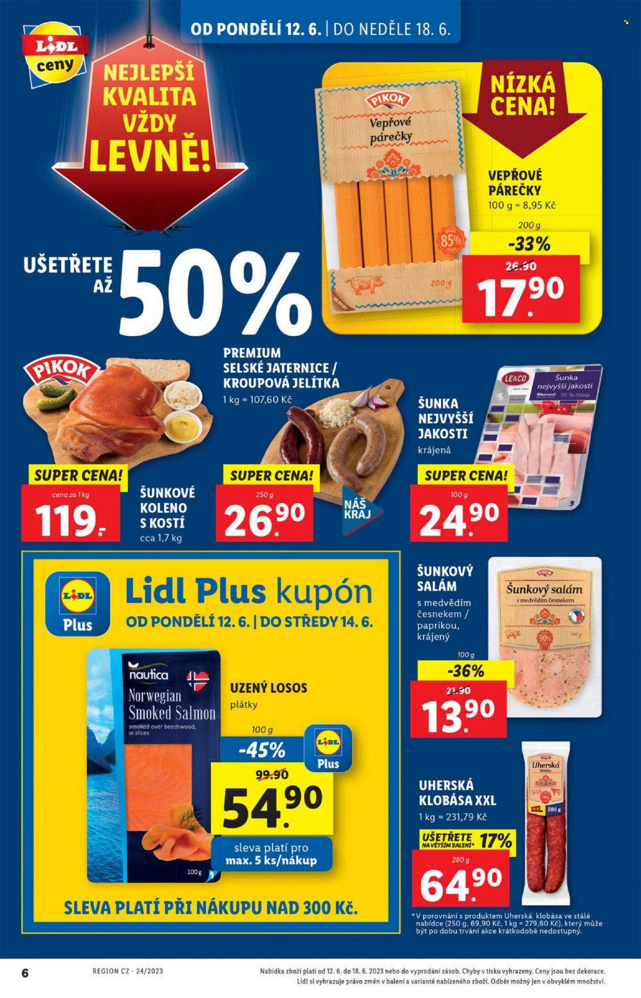 Leták Lidl - 12.6.2023 - 18.6.2023. Strana 6